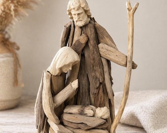 Treibholz Heilige Familie Krippenset
