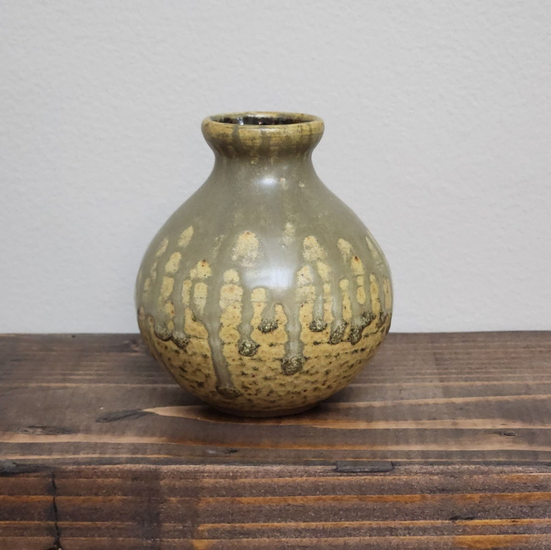 Hand Thrown Vase Bud Vase Pottery Vase Bottle Vase Ash - Etsy