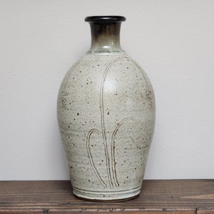 Pottery vase, ceramic vase, farmhouse vase, handmade vase, rustic vase, vase zdjęcie 6