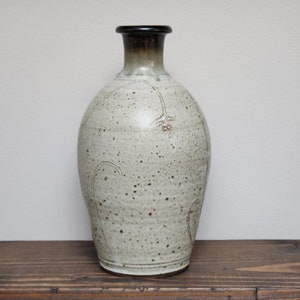 Pottery vase, ceramic vase, farmhouse vase, handmade vase, rustic vase, vase zdjęcie 5