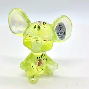 Fenton Glass Mouse - Etsy
