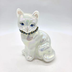 Fenton Birthstone Cat - Etsy