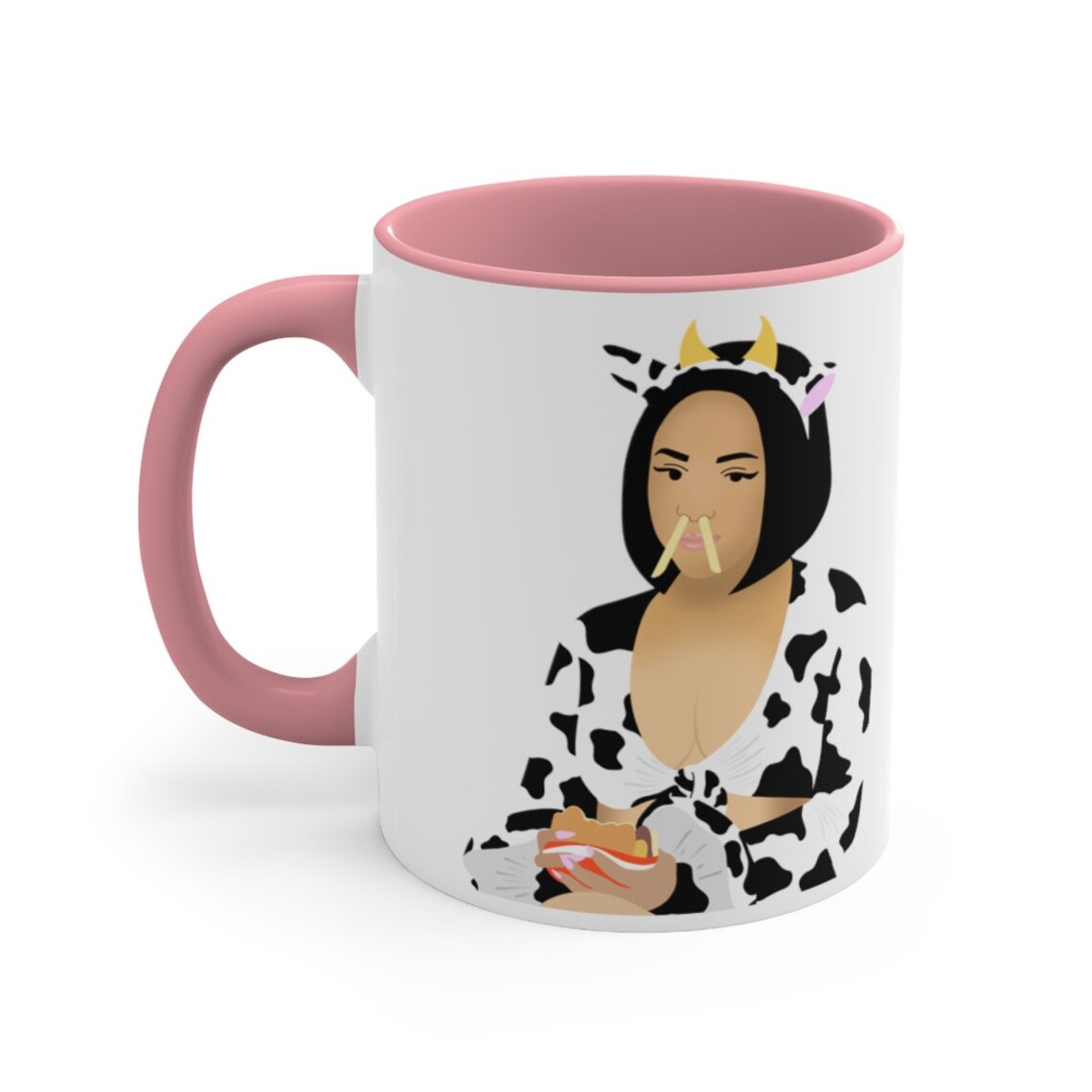 Doja Cat Coffee Cup Bitch Im A Cow Amala 11oz Mug Etsy