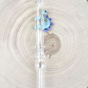 Dinosaur Honey Straw - Glass Honey Straws | Dinosaur Straws | Dinosaur Honey Straws | Glass Straws | Animal Honey Straws | Dinosaur Gifts