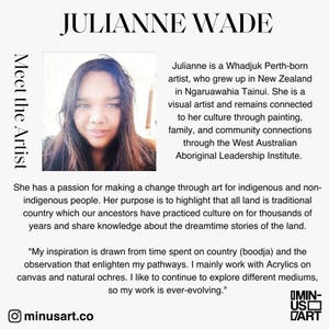 Aboriginal Birds Framed Art Print, Indigenous Australian Decor image 5