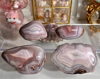 Large Druzy Mexican Crazy Lace Agate Sphere - Polished - Grade AA