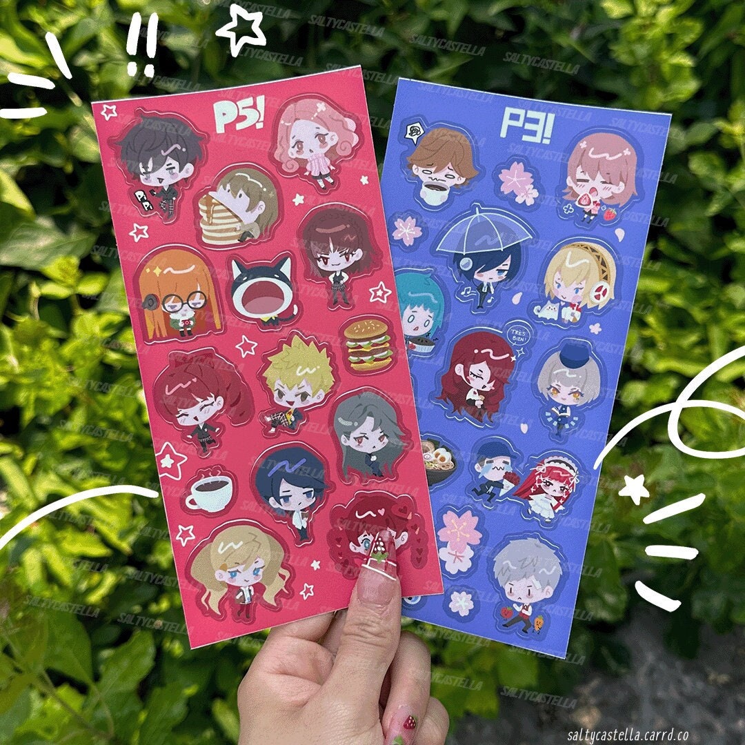 P Sticker Sheets | Matte Vinyl - Etsy