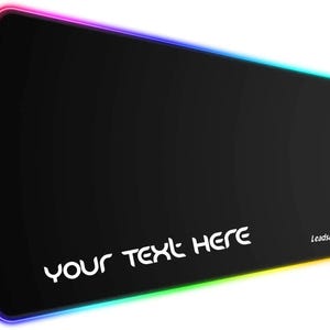 Personalised LED Gaming/Desk/Office Mouse Mat Christmas