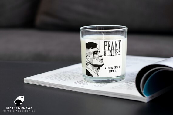 Personalised Peaky Blinders Thomas Shelby Candle Peaky Blinders Gift Thomas Shelby Gift Peaky Blinders Novelty Gift