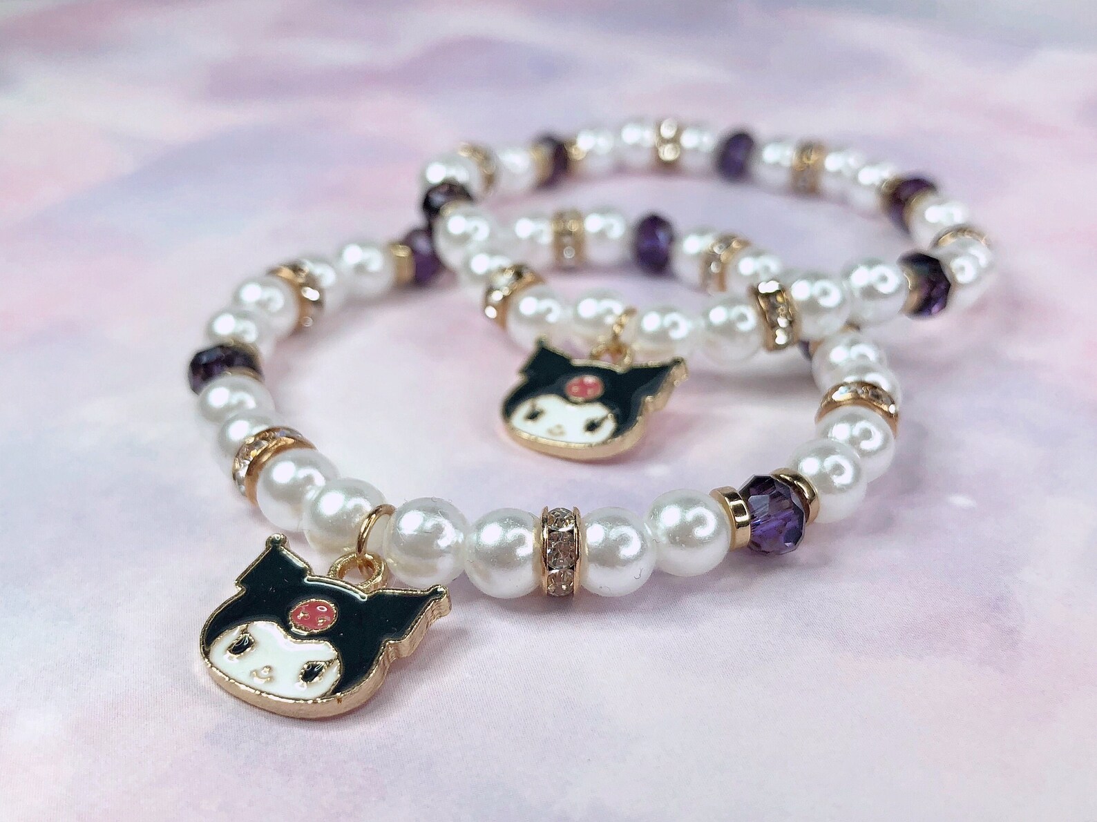 The Killer Kuromi Bracelet / Sanrio Kawaii Cute Cosplay Hello Etsy UK
