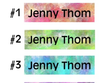 Iron on Name Labels - Etsy Australia