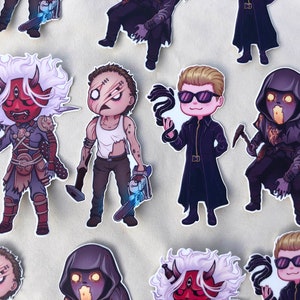 Pegatinas de vinilo impermeables de los asesinos de DBD - Dead by Daylight