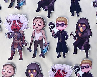 DBD killers waterproof vinyl stickers - Dead by Daylight