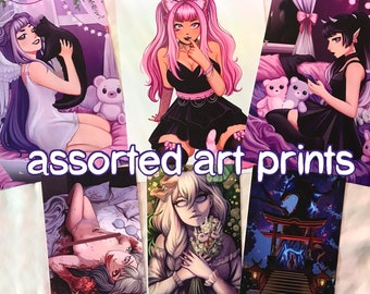 Assorted Art Prints – 5x7 and 8x10 Original Drawings (Wall Art Poster)