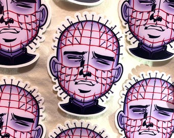 He came sticker | Journalling, scrapbooking | Yaranaika Pinhead Hellraiser inspired vinyl sticker