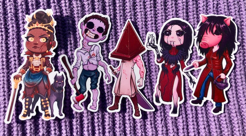 DBD Killers Waterproof Vinyl Stickers - Dead by Daylight - Etsy