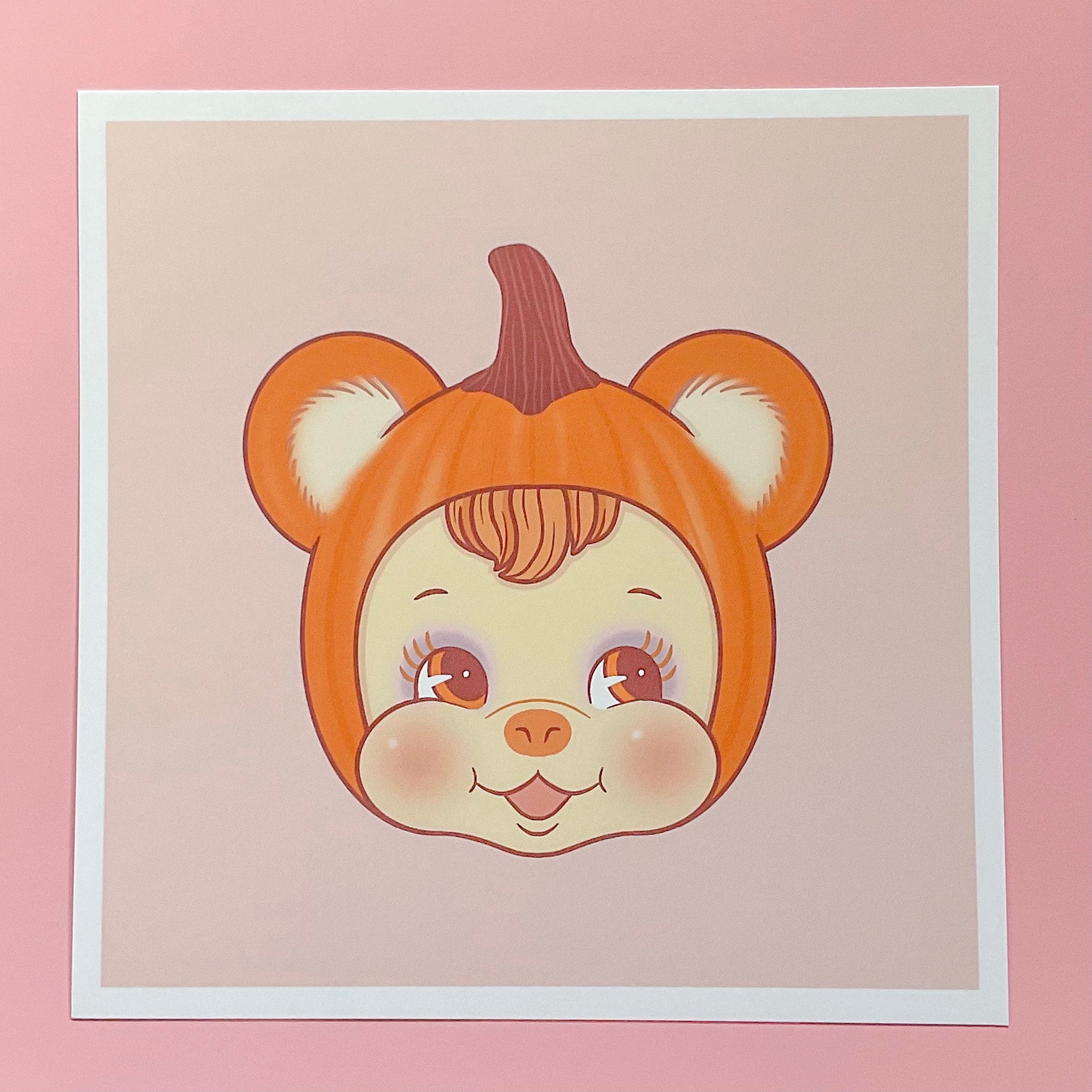 Halloween Rushton Art Prints, Costume, Rubber Face, Vintage