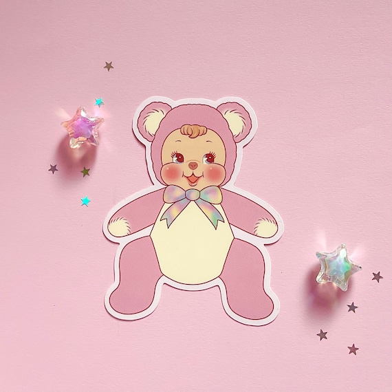 Tiny Baby Bear Sticker Pack Stationary Kawaii Cute