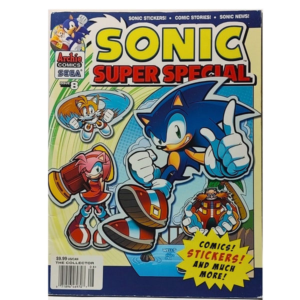 Archie Comics Sega Issue 8 Sonic Super Special Book Paperback