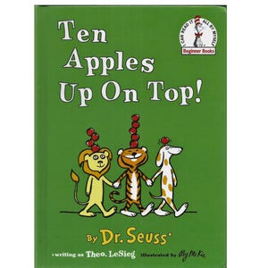 Dr. Seuss Ten Apples Up On Top - Hardcover-Bilderbuch (1989)