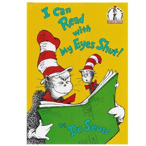 Dr. Seuss, ich kann lesen mit geschlossenen Augen! – Gebundenes Bilderbuch (1978)