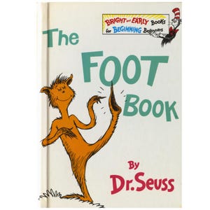 Dr. Seuss, The Foot Book – Hardcover-Bilderbuch (1998)