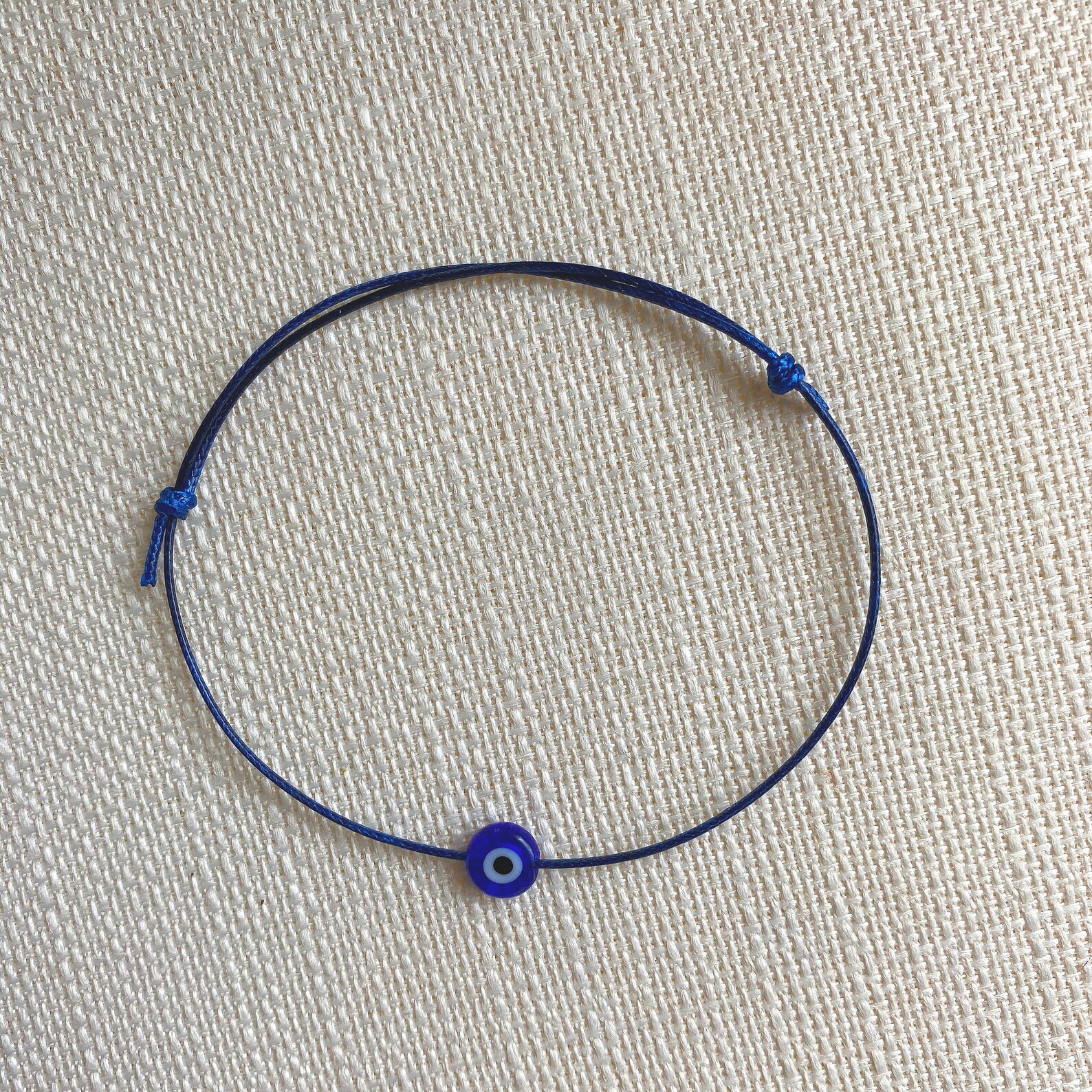 Evil eye blue thread bracelet Etsy