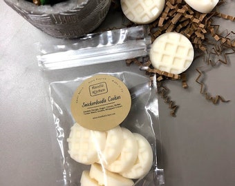 Snickerdoodle Soy Wax Melt | Baked Cookie Dessert Scent Home Fragance | Flameless Wick Free Scented Wax | Winter Holiday Wax Clamshell Gift