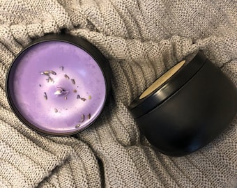 Lavender Fields Soy Wax Candle | Fresh Lavender | Long Lasting Floral Scent | Housewarming Gift | Classic Fresh Herbal Fragrance