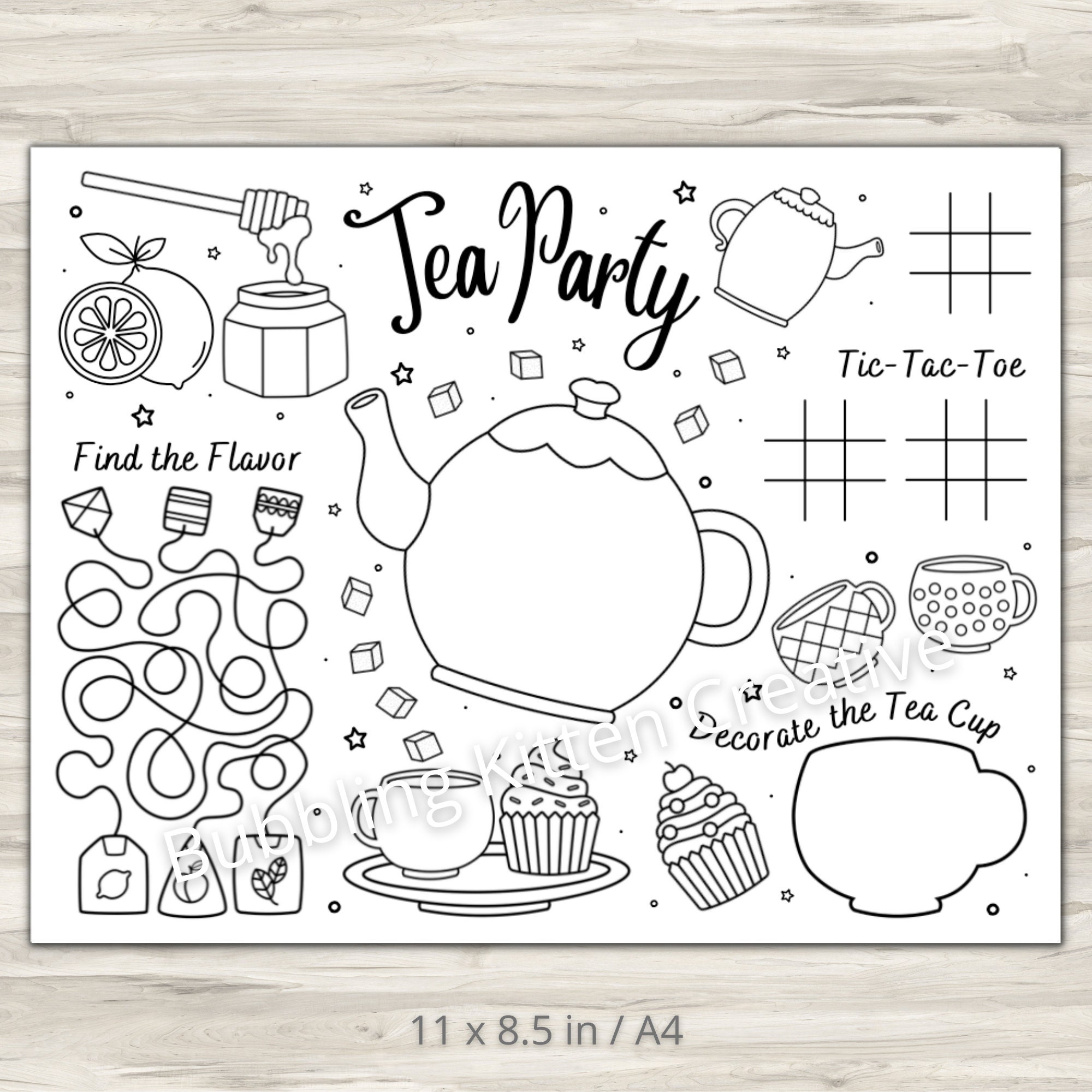 Tea time table mat – Minki's Work Table