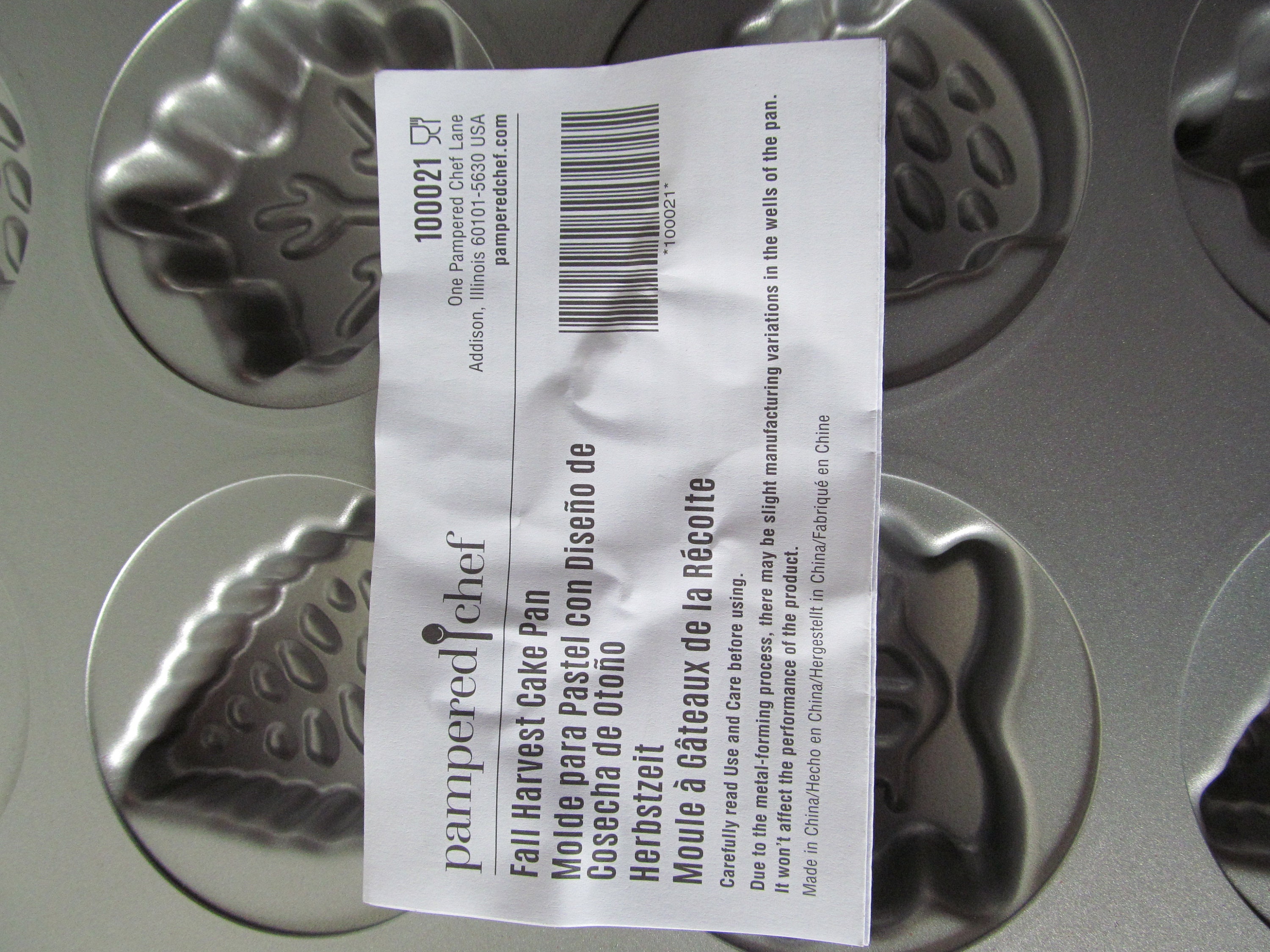 Pampered Chef Baking Pan Fall Harvest Baking Item New Item Quality