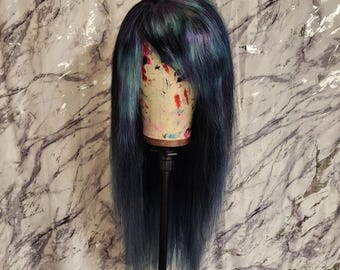 Crystal Mermaid 100% Human Hair Scene Queen Wig Lace Front Y2K