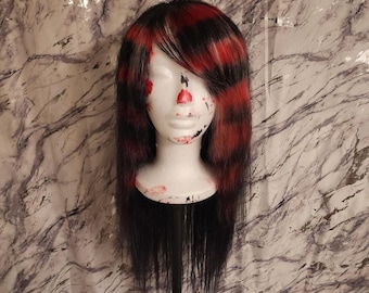 Black Widow Human Hair 2000s Scene Queen Wig