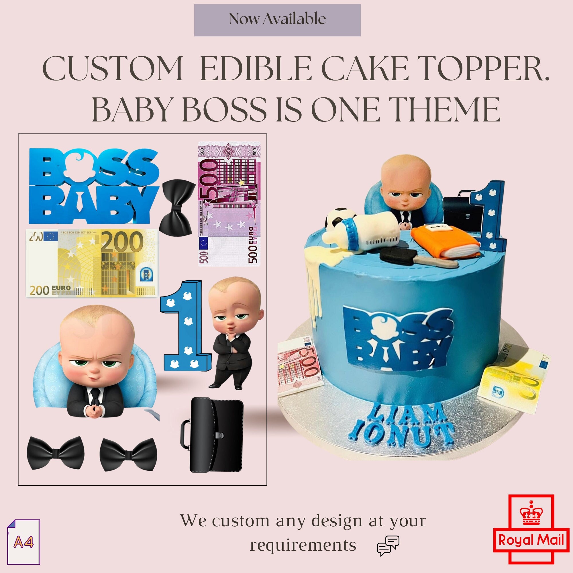 Boss Baby Theme Etsy UK