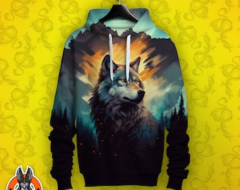 Whispers of the Wilderness: Unleash the Spirit of the Wolf Hoodie