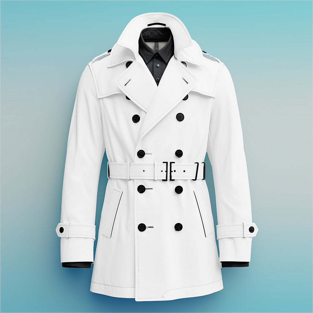 【Peter Do】Trench Blouse White 38 Peter Do】Trench Blouse White 38 Peter Do】Trench Blouse White 38