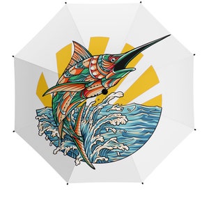 White Marlin Tribal Umbrella
