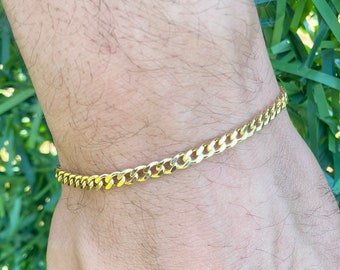 Thin Cuban Chain - Etsy Canada