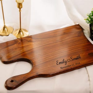 Live Edge Charcuterie Board Personalized Rustic Cheese Board Custom Wood Board Live Edge Board 5th Anniversary Gift Wedding Gift