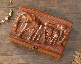 Vintage Thomas Pacconi Museum Series Wooden Jewelry Box With