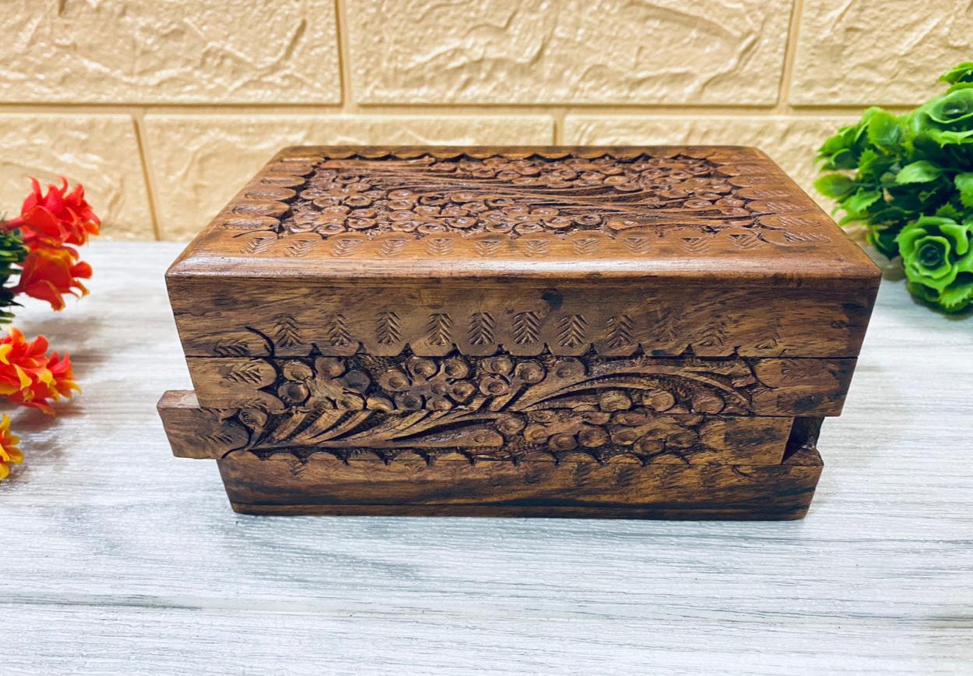 SECRET LOCK BOX Hidden Compartment Handmade Jewelry Box Etsy