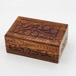 SECRET LOCK BOX - Hidden Compartment Secret Opening Puzzle Box Wood ...
