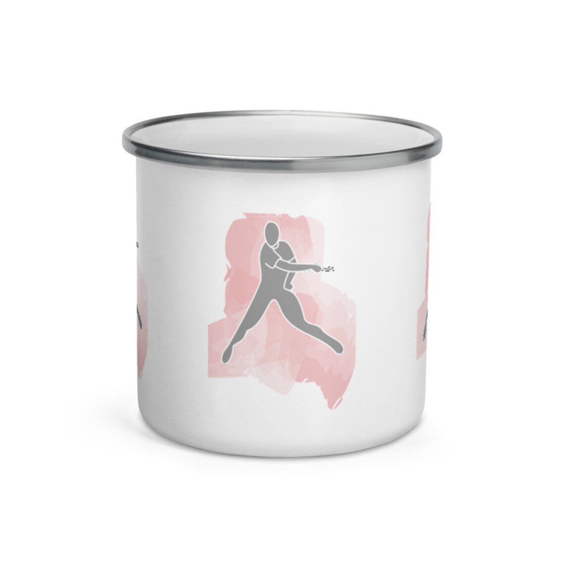 Disc Golfer Disc Golf Enamel Mug Etsy