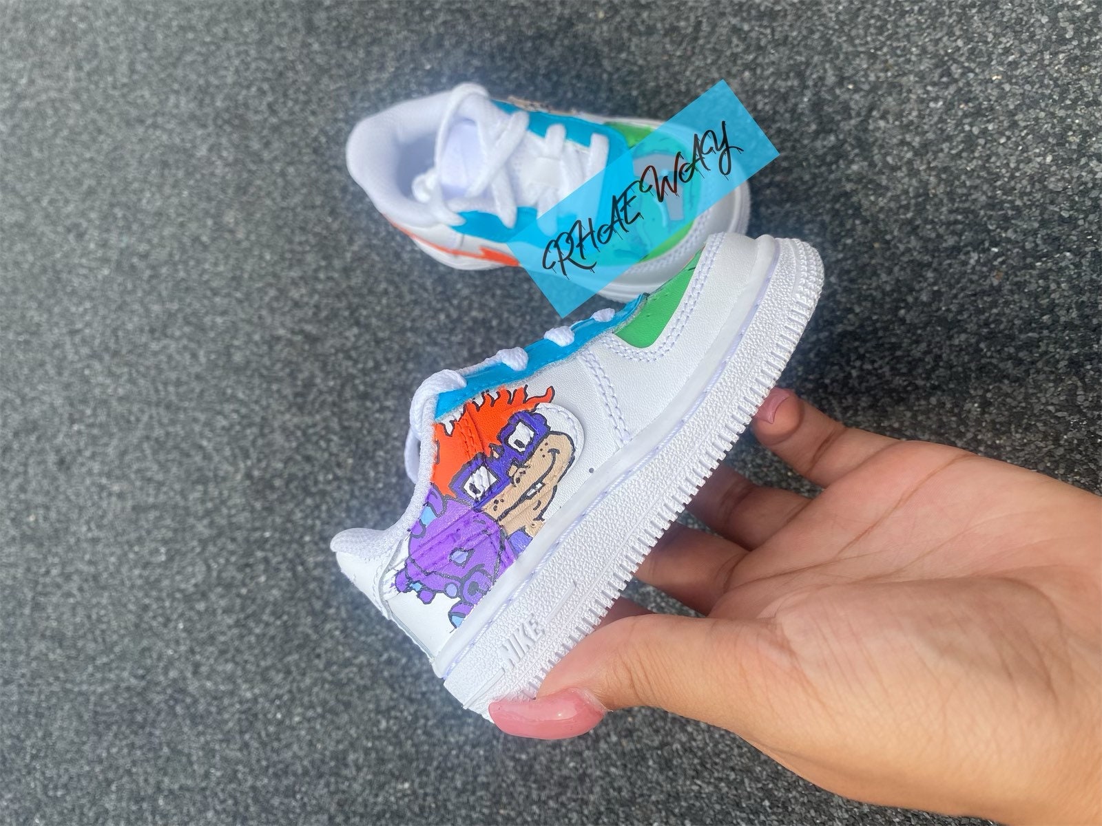Rugrats Inspired custom Air Force 1 | Etsy