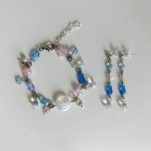 Kokomi Inspired Bracelet and Earrings