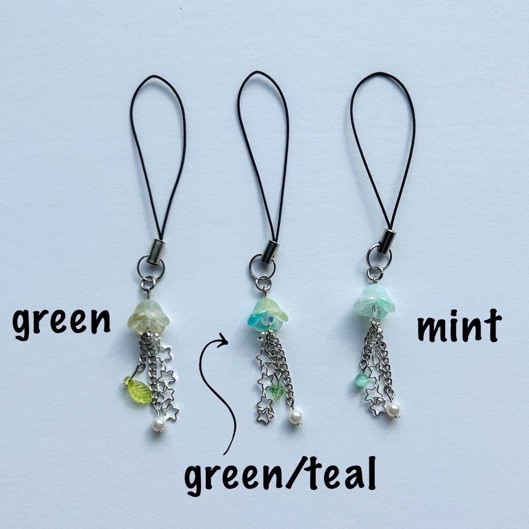 Lucky Jade Phone Charm x2 DIY Kit