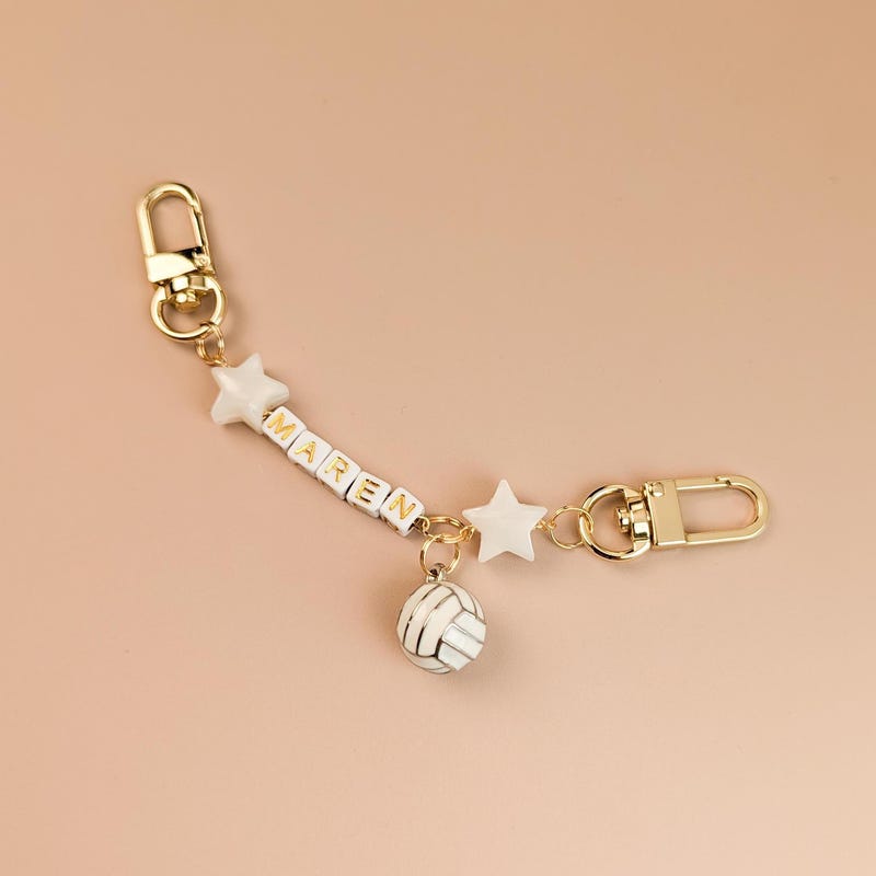 Volleyball Cheer Charm, Shoelace Charm for Shoe, Purse Charm, Backpack Charm, Cheer Spirit Charm, Cheerleader Spirit Gift for Cheer Mom Gift