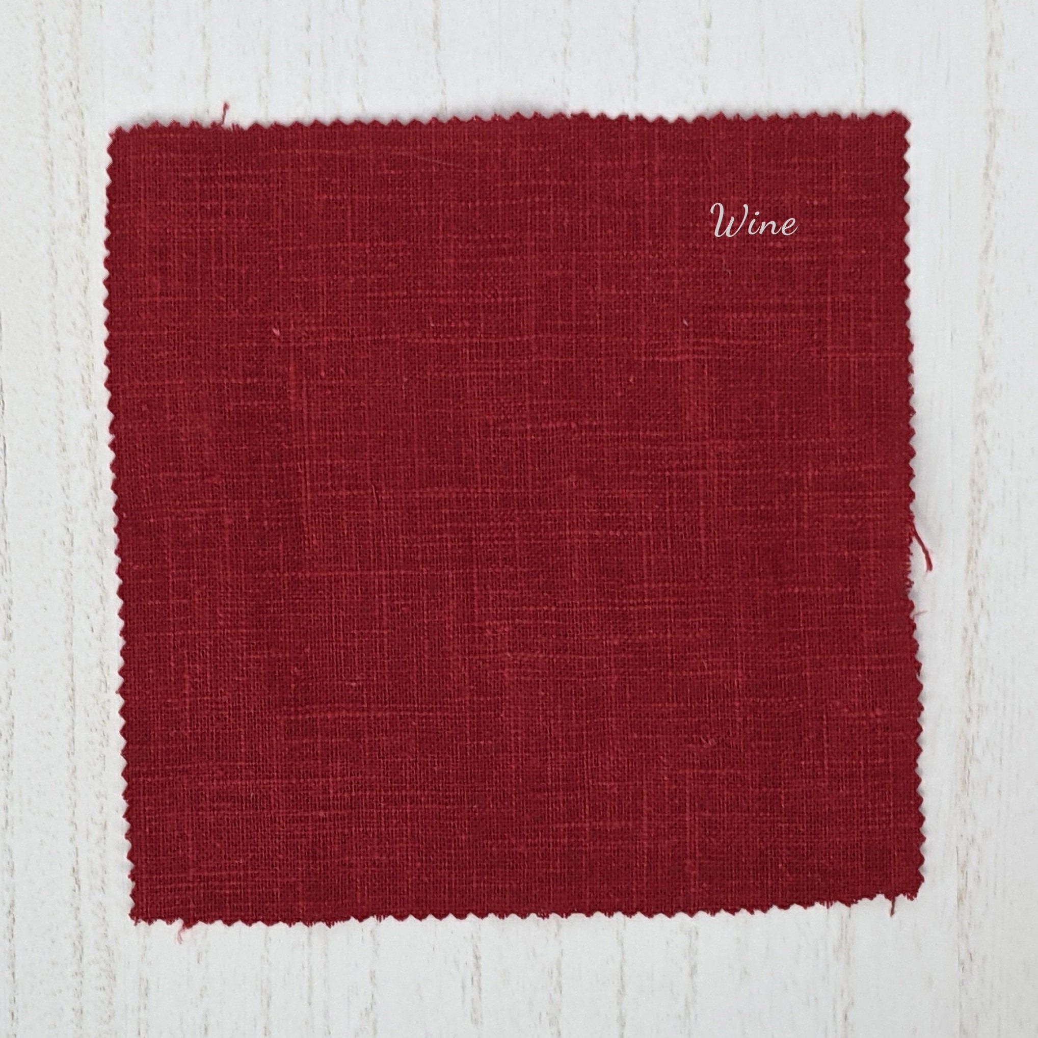 Tela de lino rojo de vino tela de lino lavado 100 orgánico Etsy