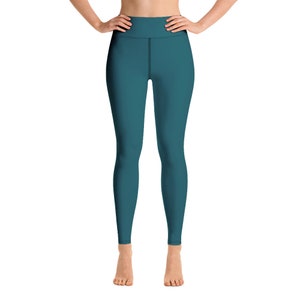 Teal Yoga Leggings