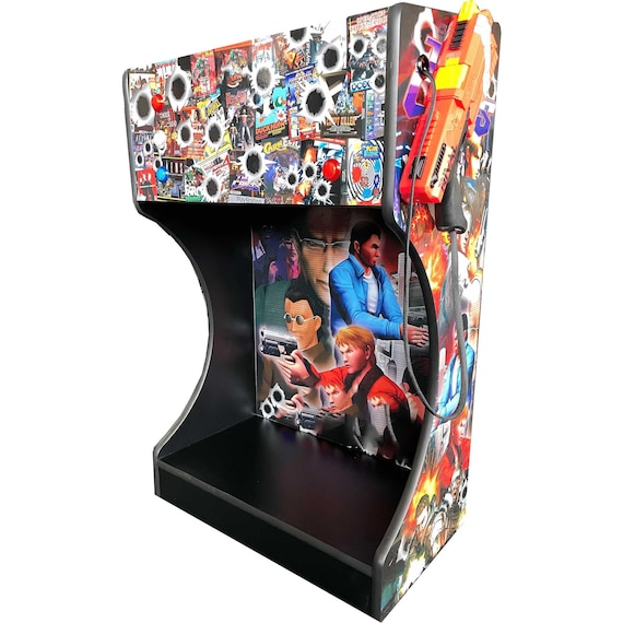 Pedestal Light Gun Arcade Machine With Light Gun Games and Etsy